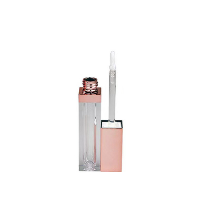 Tubo di balsamo per contenitori cosmetici confezionamento fai da te 4g bocca rotonda vuota tubo di rossetto con sigillo di gomma chiusura a vite labbro di plastica