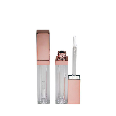 Tubo di balsamo per contenitori cosmetici confezionamento fai da te 4g bocca rotonda vuota tubo di rossetto con sigillo di gomma chiusura a vite labbro di plastica