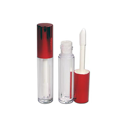 Imballaggio del trucco Confortevole e in bottiglia di plastica Gloss per labbra con funzione rotante