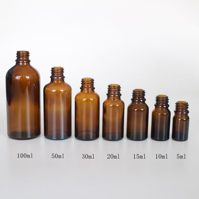 Bottiglia di olio essenziale per cosmetici 5ml 10ml 15ml 20ml 30ml 50ml 100ml Opzioni di capacità