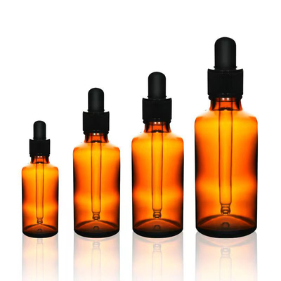 30 ml Fabbrica all'ingrosso Logo personalizzato Occhio Bottiglia di olio essenziale gocciolante di vetro