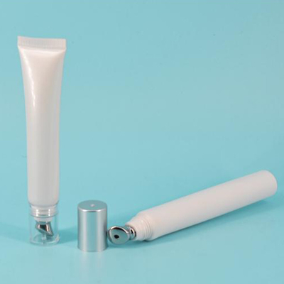 Imballaggio cosmetico vuoto tubo PE a doppio strato con tela di seta