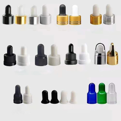 18mm 24mm PP ribbed Plastic Dropper per bottiglia di olio essenziale e versatile