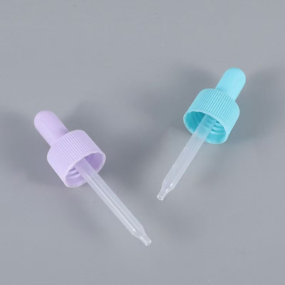 Colore personalizzato 18mm 24mm PP ribbed Plastic Dropper con pipetta di plastica strumento di distribuzione di liquidi professionale