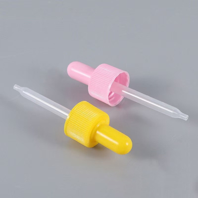 Colore personalizzato 18mm 24mm PP ribbed Plastic Dropper con pipetta di plastica strumento di distribuzione di liquidi professionale