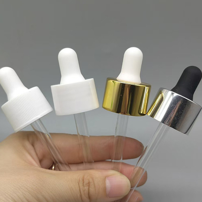 Colore personalizzato 18mm 24mm chiusura in alluminio gocciolante in plastica per bottiglia di olio essenziale