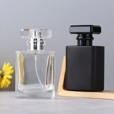 Matt Nero 30 ml 50 ml 100 ml Bottiglia di vetro per profumo nebbia
