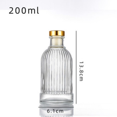 Bottiglia di diffusore di vetro da 100 ml 140 ml 200 ml 220 ml