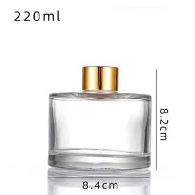 Bottiglia di diffusore di vetro da 100 ml 140 ml 200 ml 220 ml