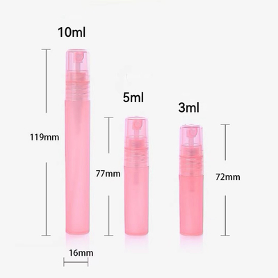 In magazzino 3ml 5ml 8ml 10ml Press Down PP Plastic Perfume Mist Bottle