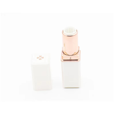 Tubo di rossetto con sigillo di gomma a vite Tubo di balsamo labiale di plastica per contenitore cosmetico
