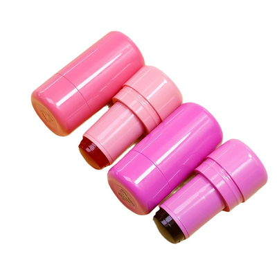 Tubo di balsamo labiale di plastica a chiusura a vite facile da trasportare e sigillare per imballaggi per contenitori cosmetici
