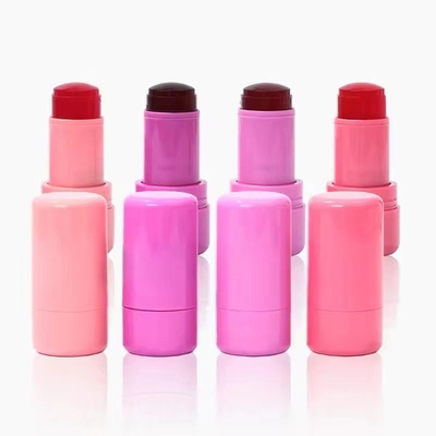 Tubo di balsamo labiale di plastica a chiusura a vite facile da trasportare e sigillare per imballaggi per contenitori cosmetici