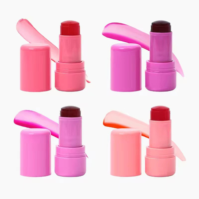 Tubo di balsamo labiale di plastica a chiusura a vite facile da trasportare e sigillare per imballaggi per contenitori cosmetici