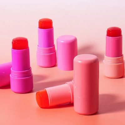Tubo di balsamo labiale di plastica per contenitori cosmetici