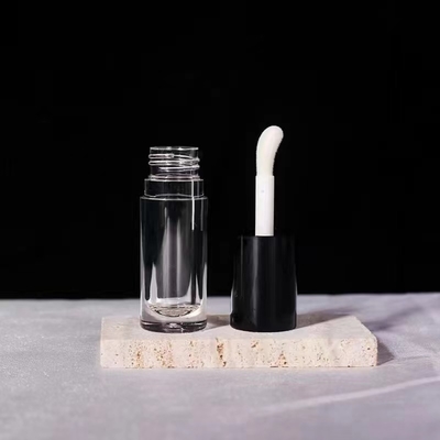 Gloss Tubi vuoti Logo personalizzato Contenitore nero con spazzola 5ml Gloss Tube Gradient Lip