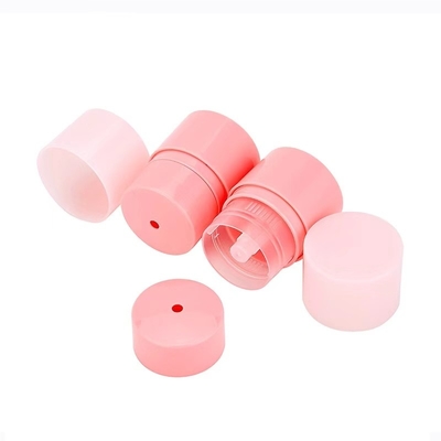 Fabbrica di tubi di rossetto a bocca rotonda 4g vuoti con chiusura a vite di sigillo di gomma tubo di balsamo labiale di plastica per imballaggi per contenitori cosmetici