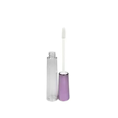 DIY 4g Tubo di rossetto a bocca rotonda vuota Chiusura a vite di sigillo di gomma Tubo di balsamo labiale di plastica per imballaggi per contenitori cosmetici