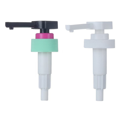 28mm 32mm Dispensatore di liquidi a colori personalizzati Pompa di lozione per la testa quadrata per il lavaggio delle mani