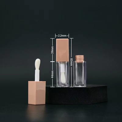 Tubi lucidi per rossetto e mascara Stampa a schermo Stampa a schermo Tubi in PET trasparenti