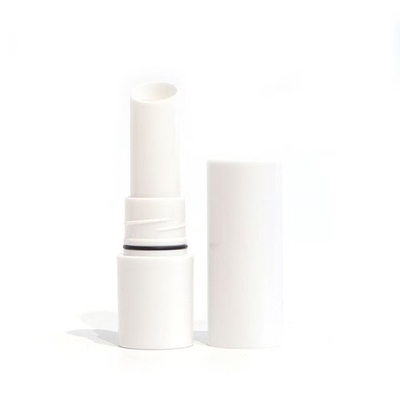 Tubo di rossetto metallico con stampa a schermo Contenitore di lucido per labbra e chiusura del tubo di balsamo di plastica