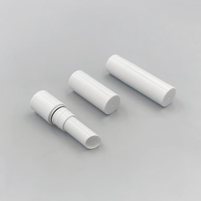 Tubo di rossetto metallico con stampa a schermo Contenitore di lucido per labbra e chiusura del tubo di balsamo di plastica