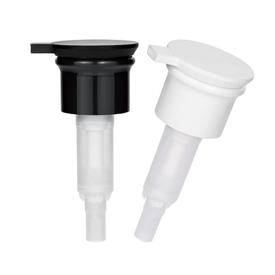 Pompa dosatrice per liquidi colore personalizzato 24mm 28mm, lozione sinistra-destra