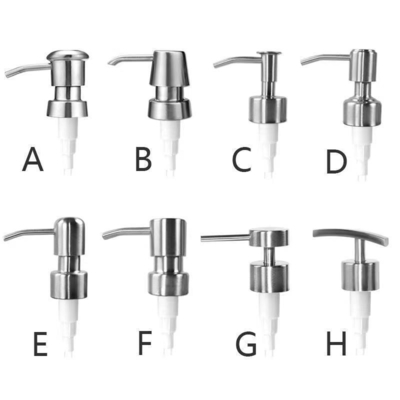 Pompa di lozione per dispenser di sapone per mani in acciaio inossidabile a colori personalizzati da 28 mm