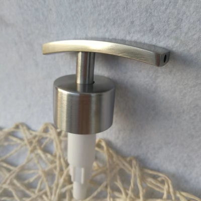 Pompa di lozione per dispenser di sapone per mani in acciaio inossidabile a colori personalizzati da 28 mm
