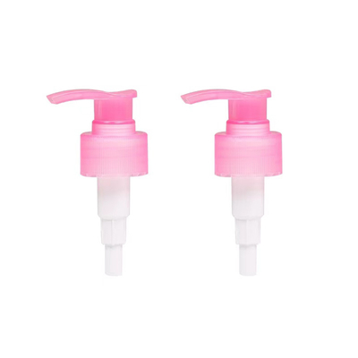 24mm 28mm Lotion Dispenser Pump Colore personalizzato Chiusura a nervatura PP Lotion Pump in plastica