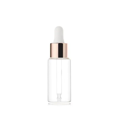 Bottiglia di olio essenziale di vetro trasparente da 5 ml 10 ml 15 ml 20 ml 30 ml 50 ml 100 ml vuota