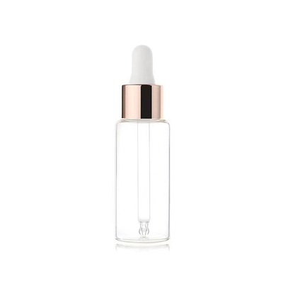 Bottiglia di olio essenziale di vetro trasparente da 5 ml 10 ml 15 ml 20 ml 30 ml 50 ml 100 ml vuota