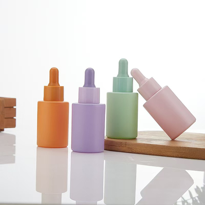 Bottiglia vuota di olio essenziale colore personalizzato con gocciolante nero 5ml 10ml 15ml 20ml 30ml 50ml 100ml