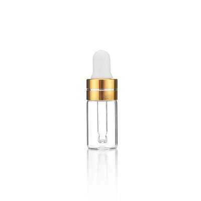 Bottiglia di olio essenziale 5ml 10ml 15ml 20ml 30ml 50ml 100ml con colore oro trasparente