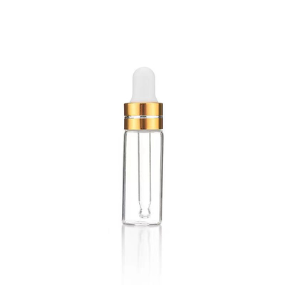 Bottiglia di olio essenziale 5ml 10ml 15ml 20ml 30ml 50ml 100ml con colore oro trasparente