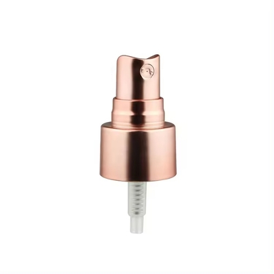 Spruzzatore a nebulizzazione fine in alluminio oro e argento da 20 mm e 24 mm, pompa atomizzatore a pressione manuale, ugello anodizzato