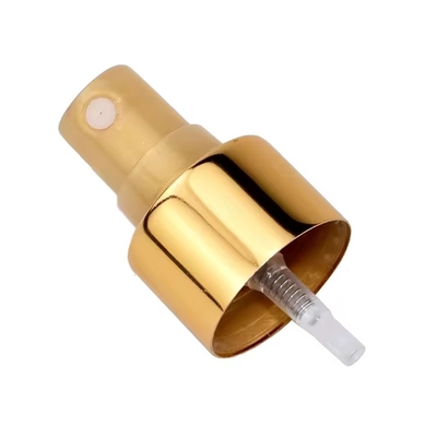Spruzzatore a nebulizzazione fine in alluminio oro e argento da 20 mm e 24 mm, pompa atomizzatore a pressione manuale, ugello anodizzato