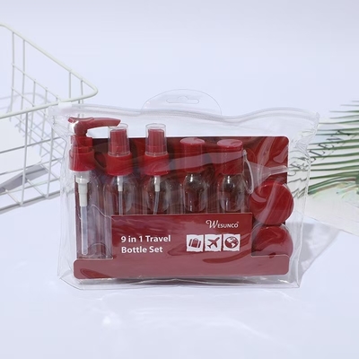 Set di flaconi da viaggio da 50 ml, set di flaconi da viaggio a prova di perdite, set per shampoo, lozione e liquidi per aereo