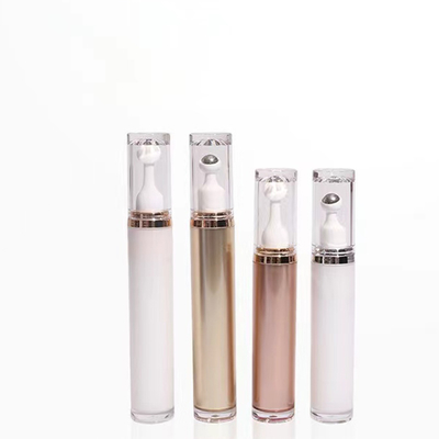 Contenitore per crema contorno occhi da 5ml 10ml 15ml con applicatore piatto airless