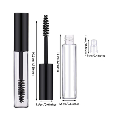 Tubo vuoto di mascara trasparente e opaco per lucentezza per labbra 5ML-20ML