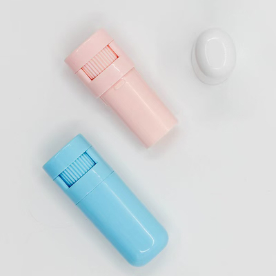 Custom 10g Empty Blush Stick Bottle Deodorant Balm Stick Top Rotation Cosmetic Plastic Packaging Container Riutilizzabile
