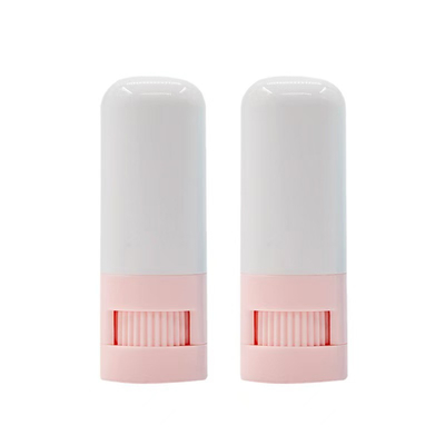 Bottiglia di balsamo per le labbra personalizzata 7g bastoncino vuoto di deodorante bastoncino rosso bottiglia fondo di riempimento contenitore di imballaggio in plastica cosmetica riutilizzabile