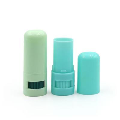 Bottiglia di balsamo per le labbra personalizzata 7g bastoncino vuoto di deodorante bastoncino rosso bottiglia fondo di riempimento contenitore di imballaggio in plastica cosmetica riutilizzabile