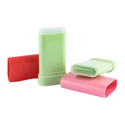 Personalizzazione di alta qualità 10g Bottone di blocco vuoto Deodorante Balsamo Top Rotation Cosmetico Contenitore di imballaggio in plastica Riutilizzabile