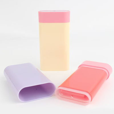 Stick di deodorante vuoto personalizzato da 20 g con fondo girevole e molla, flacone per balsamo, tubo per cosmetici, fard, contenitore per imballaggio in plastica, riutilizzabile