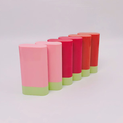 Contenitore di imballaggio cosmetico in plastica per riempimento dal basso di flacone di balsamo, riutilizzabile