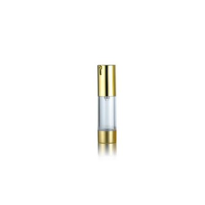 15ml 30ml 50ml Bottiglia di plastica senza aria per cosmetici Logo personalizzato accettato