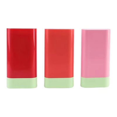 Colore brillante Riempimento inferiore 20g Deodorante Balsamo Container Accepta OEM ODM