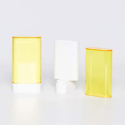 Contenitore per stick di balsamo deodorante in plastica da 20 g con fondo a molla in metallo, accetta colori personalizzati