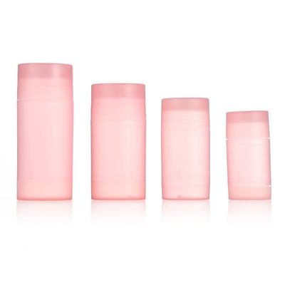 Contenitore a forma rotonda 35g 50g 75g PP a doppia conchiglia per stick di balsamo deodorante profumato